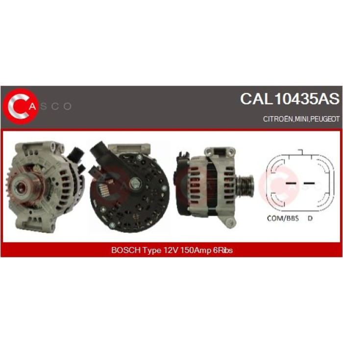 CASCO Generator CAL10435AS CASCO Generator CAL10435AS