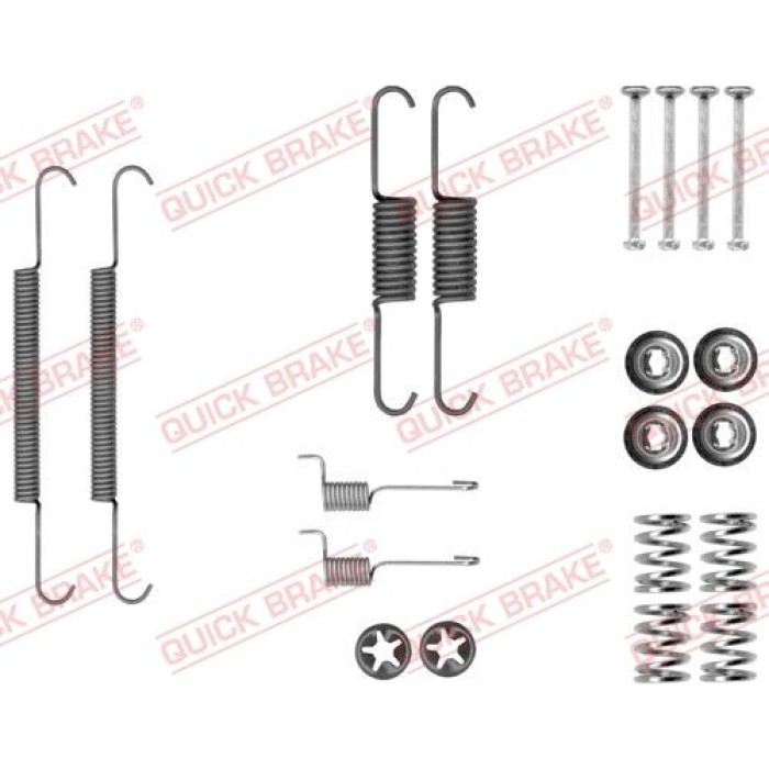 Quick Brake Zubehörsatz für Trommelbremsbacken 105-0037 Quick Brake Zubehörsatz für Trommelbremsbacken 105-0037