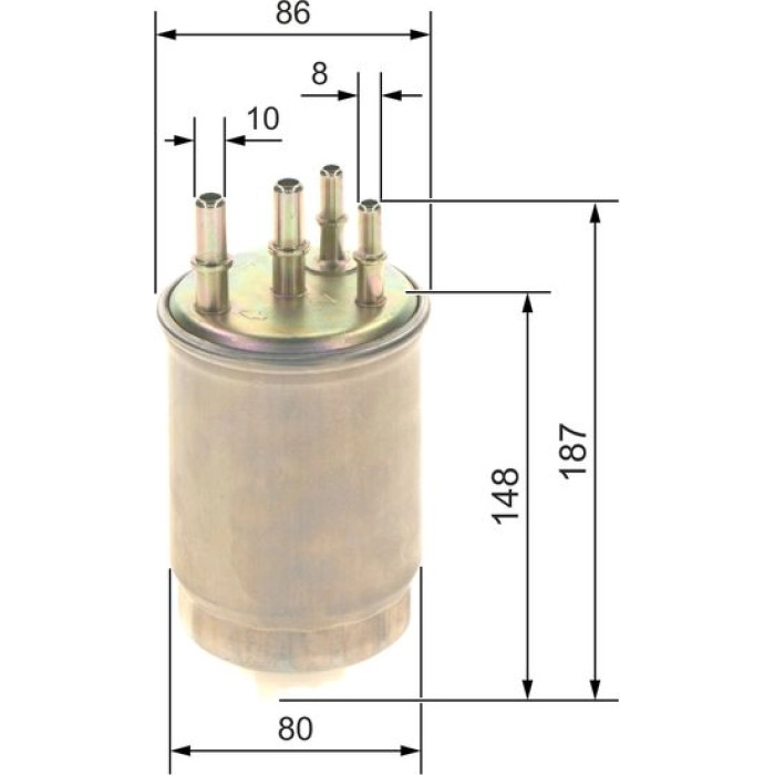 Bosch Kraftstofffilter F 026 402 244 Bosch Kraftstofffilter F 026 402 244