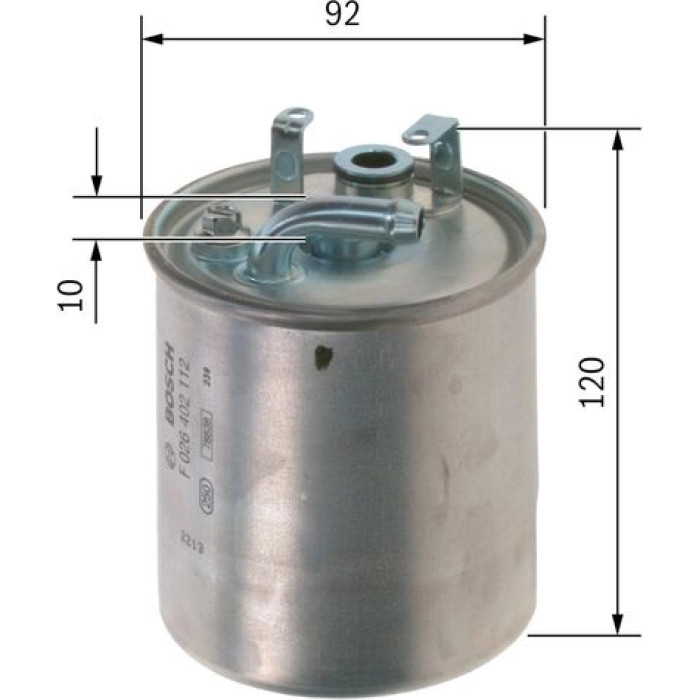 Bosch Kraftstofffilter F 026 402 112 Bosch Kraftstofffilter F 026 402 112