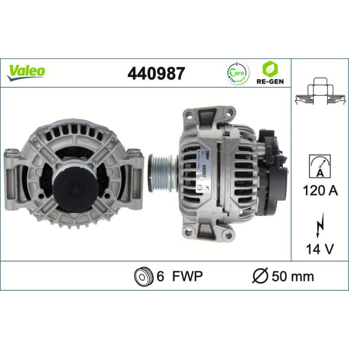 Valeo Lichtmaschine 440987 Valeo Lichtmaschine 440987