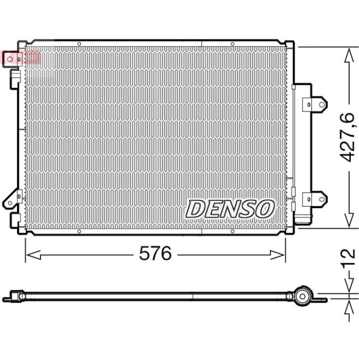 Denso Klimakondensator DCN47008 Denso Klimakondensator DCN47008