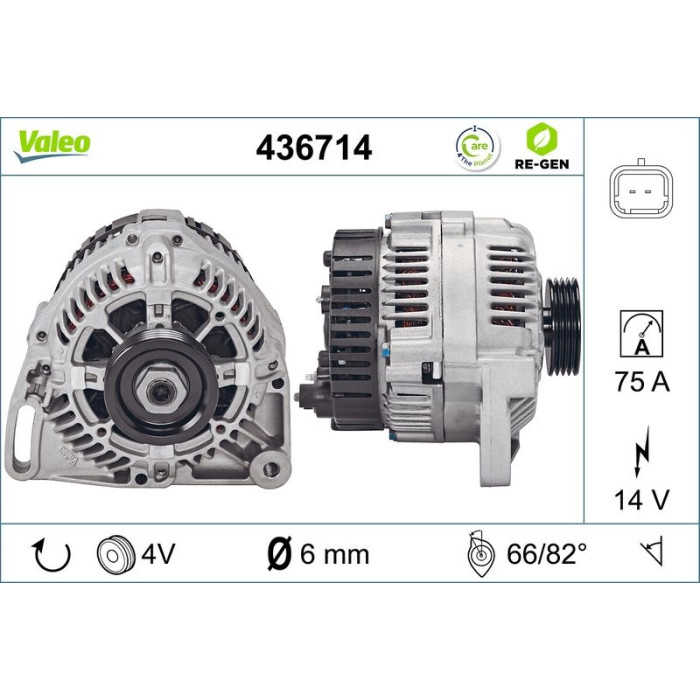 Valeo Lichtmaschine 436714 Valeo Lichtmaschine 436714