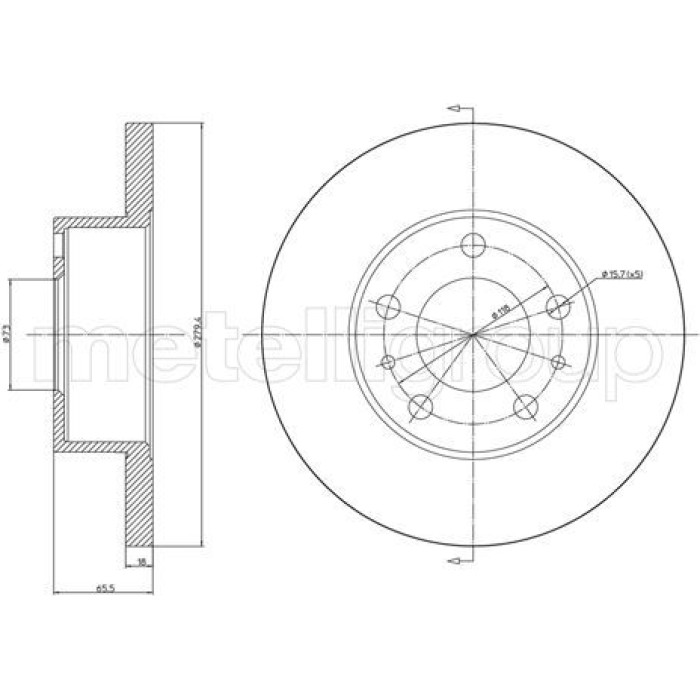 Cifam Bremsscheibe 800-339