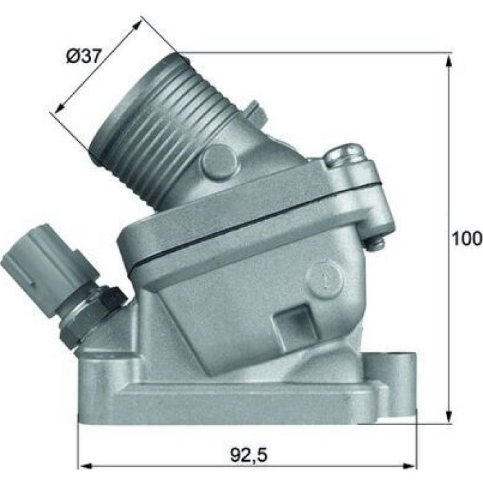 Gehäusethermostat mit Dichtung TH 36 90D Gehäusethermostat mit Dichtung TH 36 90D