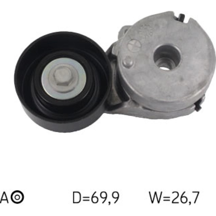 SKF Keilrippenriemen-Umlenkrolle VKM 62025 SKF Keilrippenriemen-Umlenkrolle VKM 62025