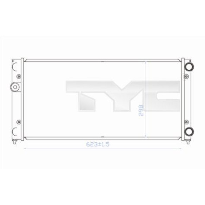 TYC Motorkühler 737-0028 TYC Motorkühler 737-0028