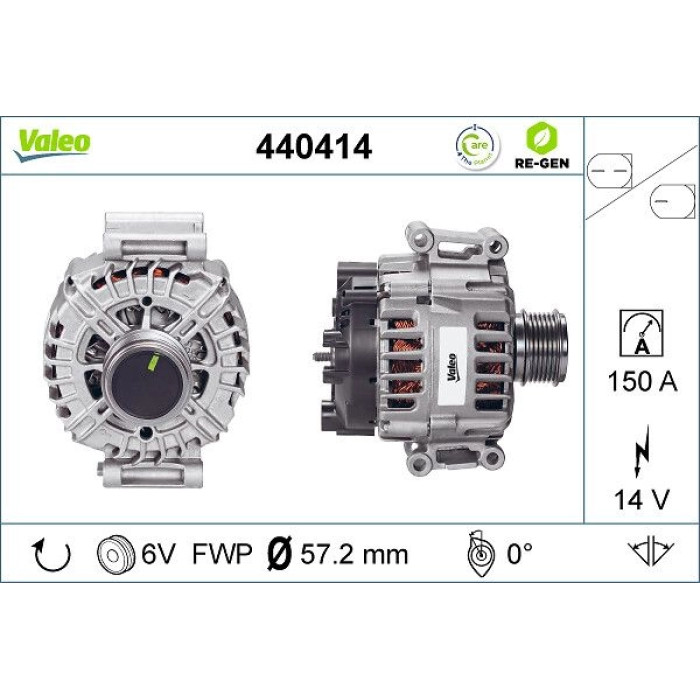 Valeo Lichtmaschine 440414 Valeo Lichtmaschine 440414