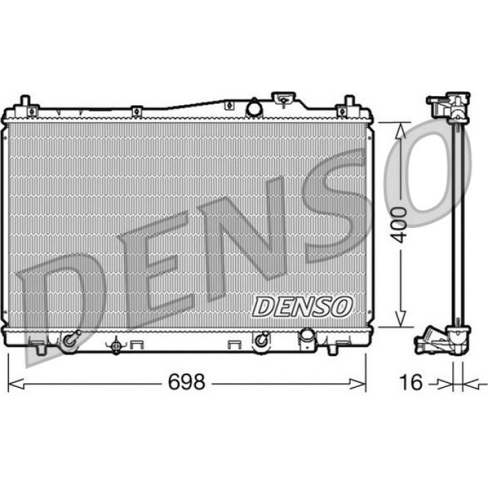 Denso Motorkühler DRM40017 Denso Motorkühler DRM40017
