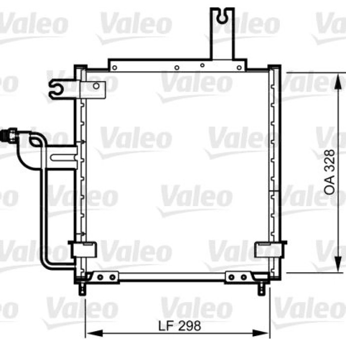 Valeo Klimakondensator 814258 Valeo Klimakondensator 814258