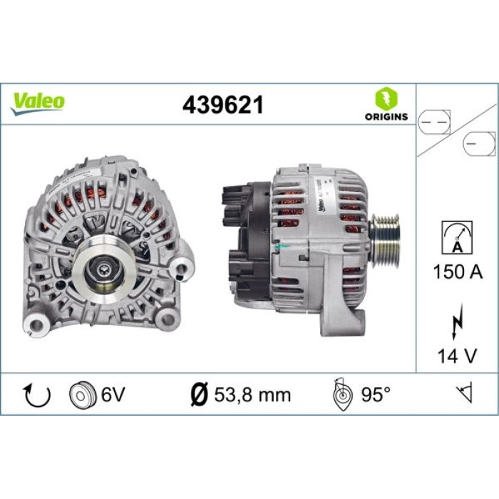 Valeo Lichtmaschine 439621 Valeo Lichtmaschine 439621