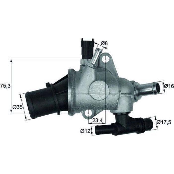 Integralthermostat TI 142 83 Integralthermostat TI 142 83