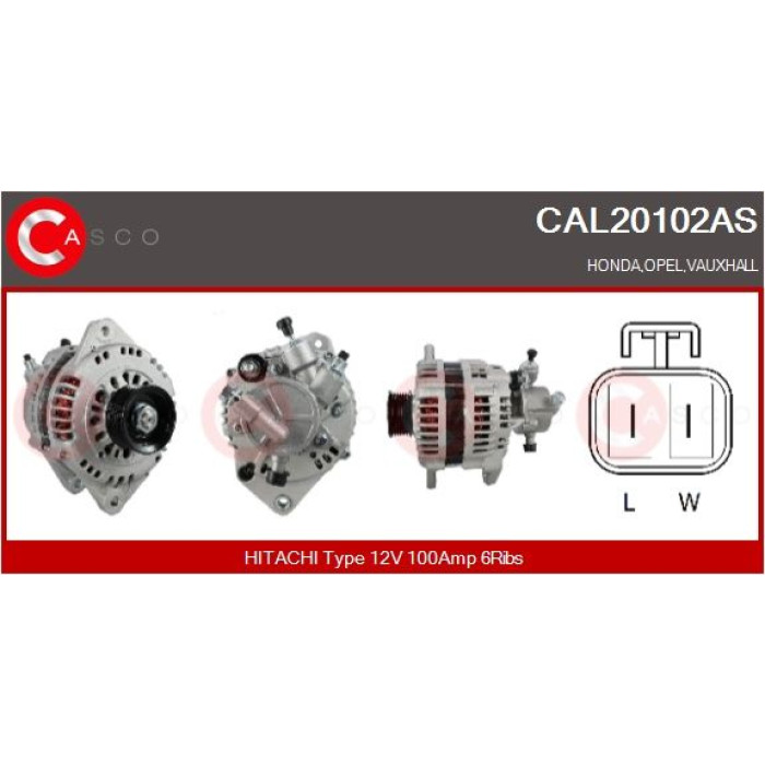 CASCO Generator CAL20102AS CASCO Generator CAL20102AS