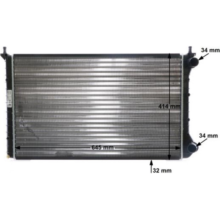 MAHLE Kühler, Motorkühlung CR 753 000S MAHLE Kühler, Motorkühlung CR 753 000S
