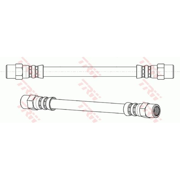 TRW Bremsschlauch Hinterachse PHA286 TRW Bremsschlauch Hinterachse PHA286