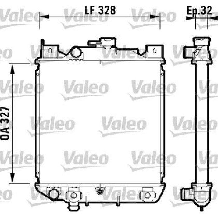 Valeo Motorkühler 734159 Valeo Motorkühler 734159