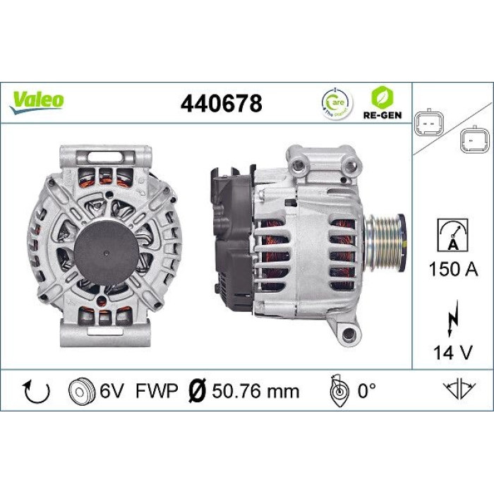 Valeo Lichtmaschine 440678 Valeo Lichtmaschine 440678