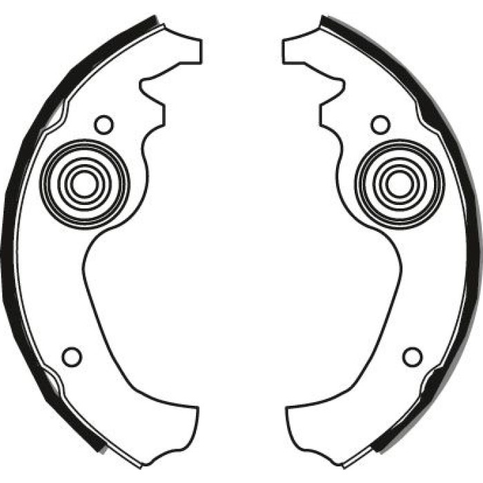 TRW Bremsbackensatz GS8233 TRW Bremsbackensatz GS8233