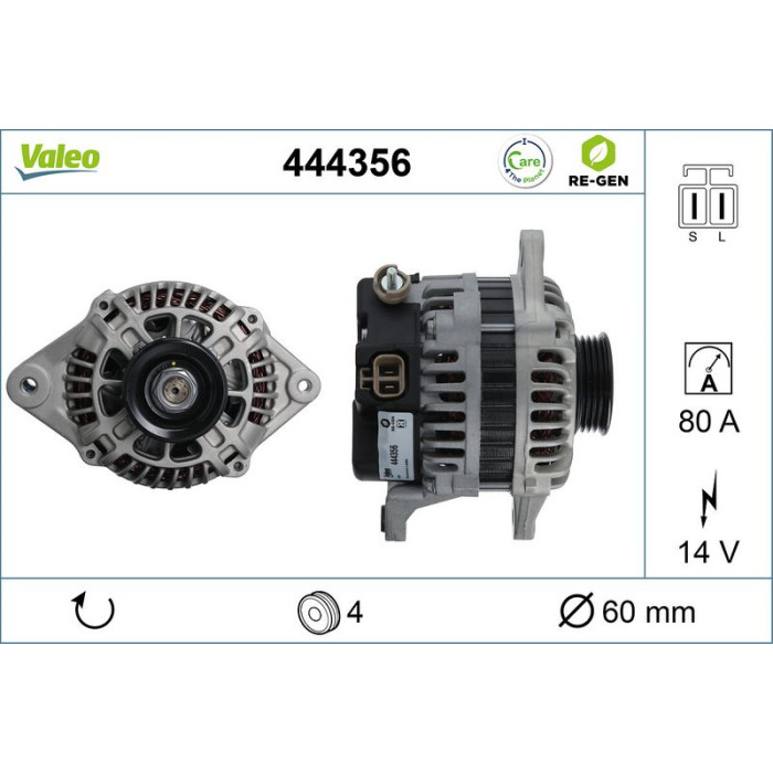 Valeo Lichtmaschine 444356
