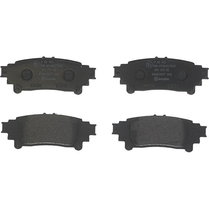 BREMBO Bremsbelagsatz, Scheibenbremse P 83 153 BREMBO Bremsbelagsatz, Scheibenbremse P 83 153