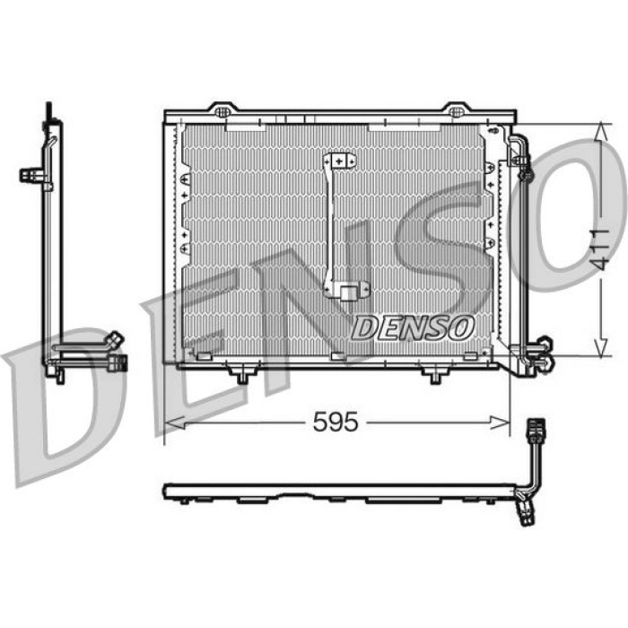 Denso Klimakondensator DCN17013