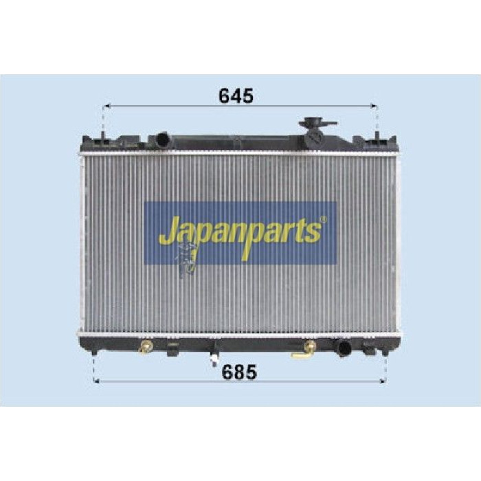 Japanparts Motorkühler RDA153118 Japanparts Motorkühler RDA153118