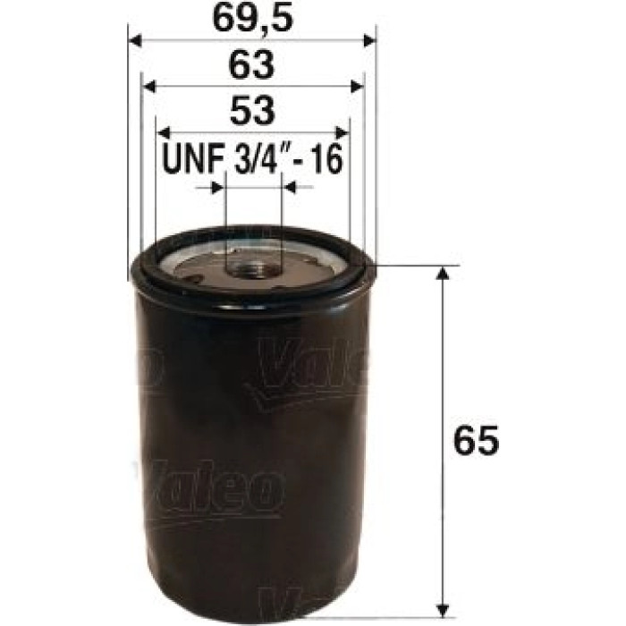 586054 Valeo Ölfilter 586054 586054 Valeo Ölfilter 586054