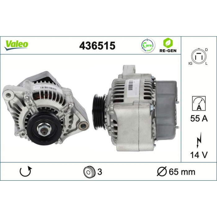 Valeo Lichtmaschine 436515 Valeo Lichtmaschine 436515