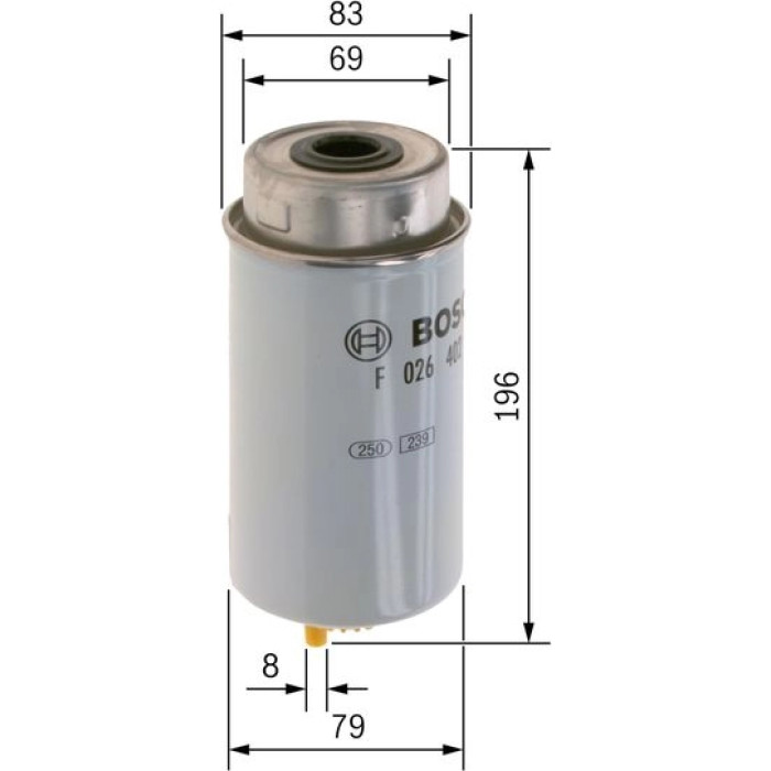Bosch Kraftstofffilter F 026 402 040 Bosch Kraftstofffilter F 026 402 040
