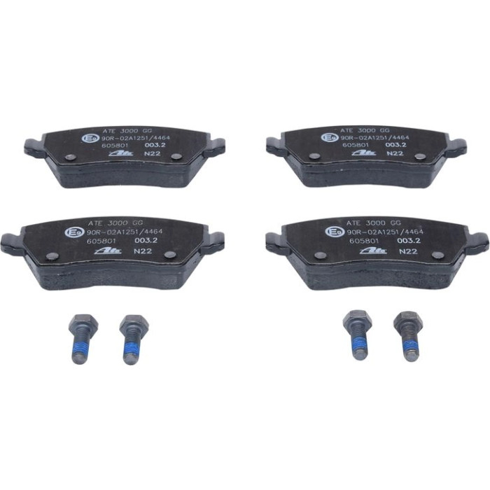 ATE Bremsbelagsatz Nissan Vorderachse Micra 1, 0-1, 6 03-10 13.0460-5801.2 ATE Bremsbelagsatz Nissan Vorderachse Micra 1, 0-1, 6 03-10 13.0460-5801.2