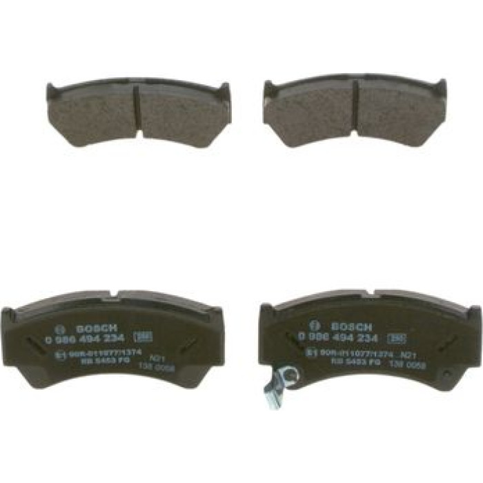 Bosch Bremsbelagsatz 0 986 494 234 Bosch Bremsbelagsatz 0 986 494 234