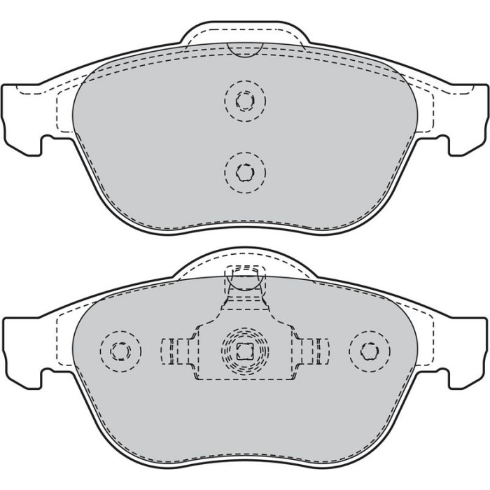 Valeo Bremsbelagsatz 598566 Valeo Bremsbelagsatz 598566