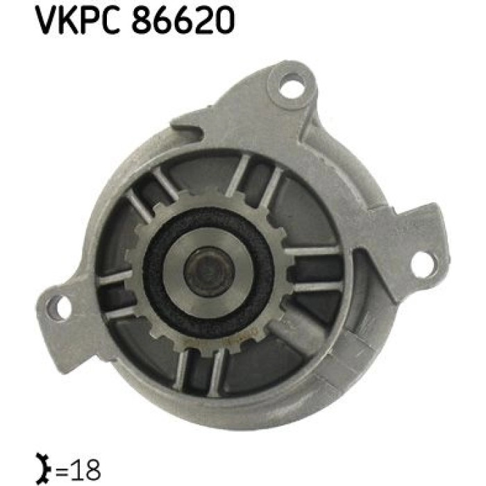 SKF Wasserpumpe VKPC 86620 SKF Wasserpumpe VKPC 86620