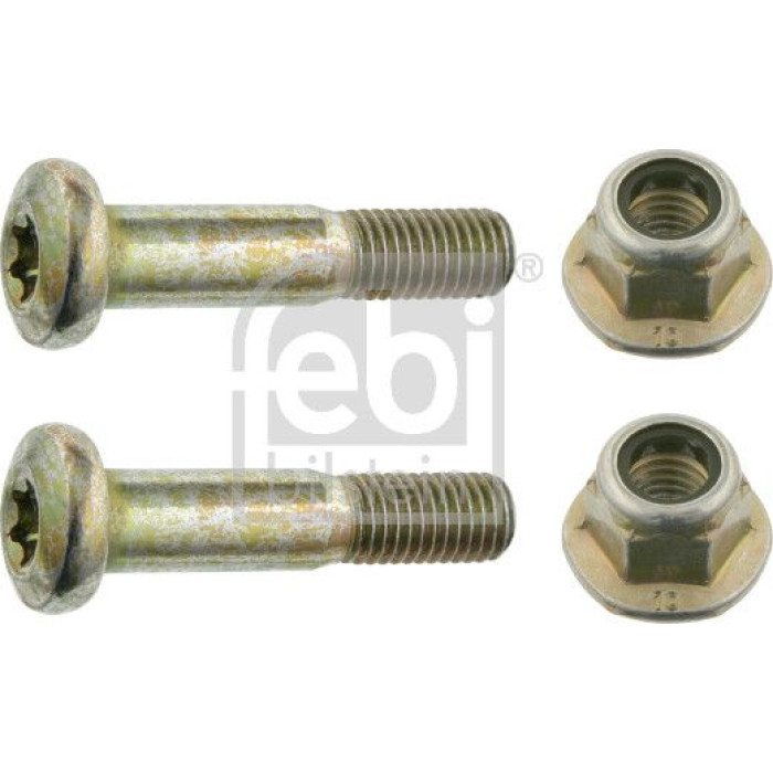 febi bilstein 24395 Schraubensatz für Traggelenk M10 x 1,5 – vorne, Länge unter Kopf: 50 mm, OE 6 080 625 S1