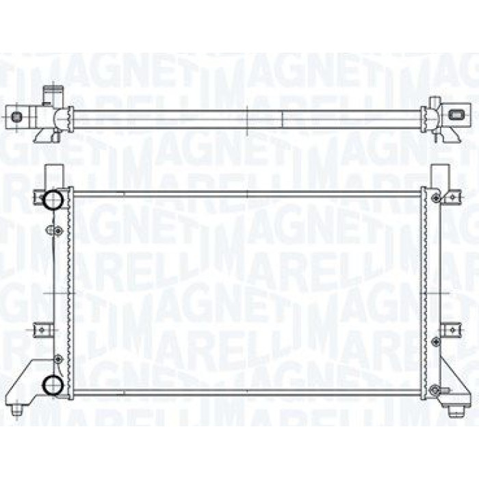 Magneti Marelli Motorkühler 350213189400 Magneti Marelli Motorkühler 350213189400