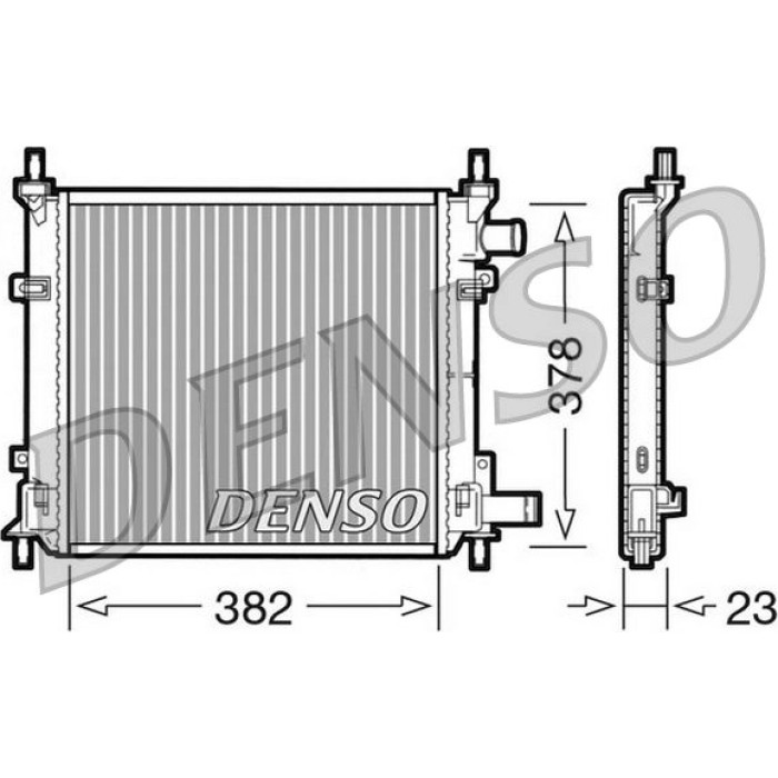 DRM10060 Denso Motorkühler DRM10060 DRM10060 Denso Motorkühler DRM10060