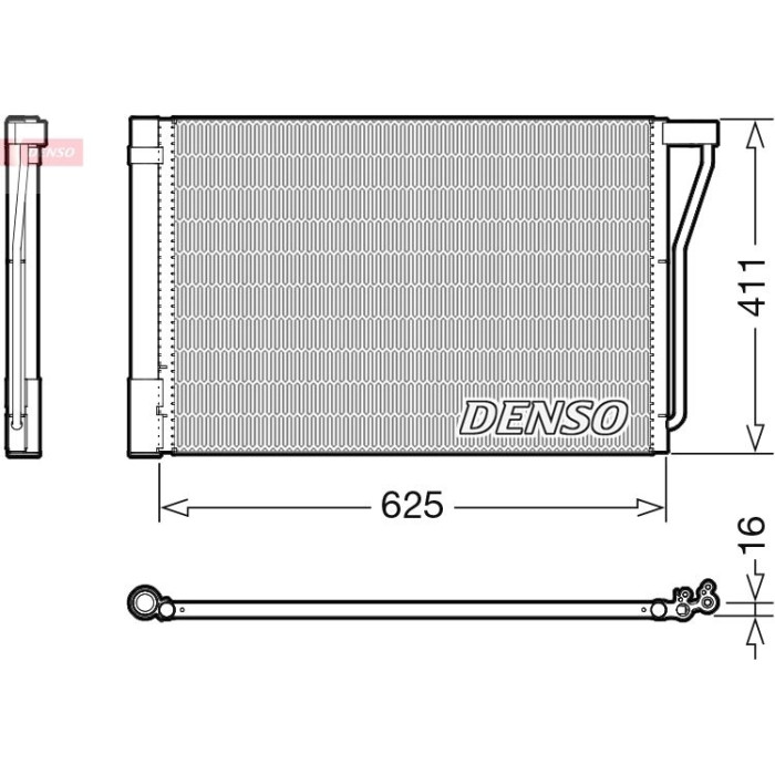 Denso Klimakondensator DCN05022 Denso Klimakondensator DCN05022