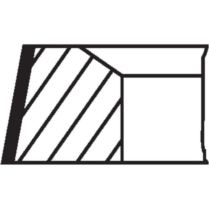 MAHLE Kolbenringsatz 028 RS 10101 0N0 MAHLE Kolbenringsatz 028 RS 10101 0N0