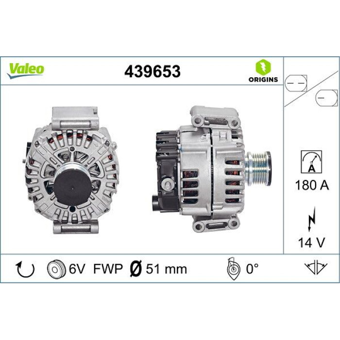 Valeo Lichtmaschine 439653 Valeo Lichtmaschine 439653