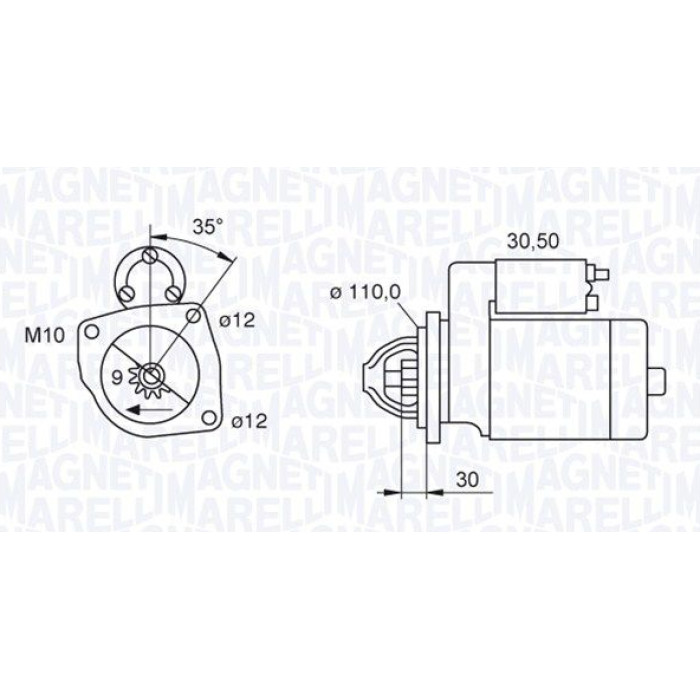 Magneti Marelli Ersatzteil 063521093440