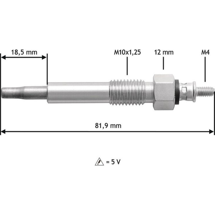 Valeo Glühkerze 345205 Valeo Glühkerze 345205