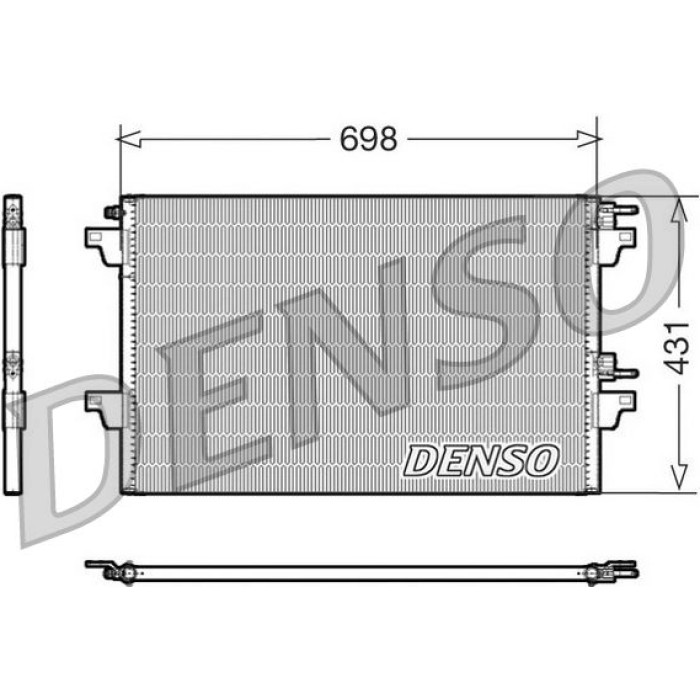 Denso Klimakondensator DCN23021 Denso Klimakondensator DCN23021