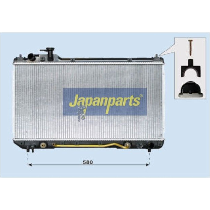 Japanparts Motorkühler RDA153105 Japanparts Motorkühler RDA153105