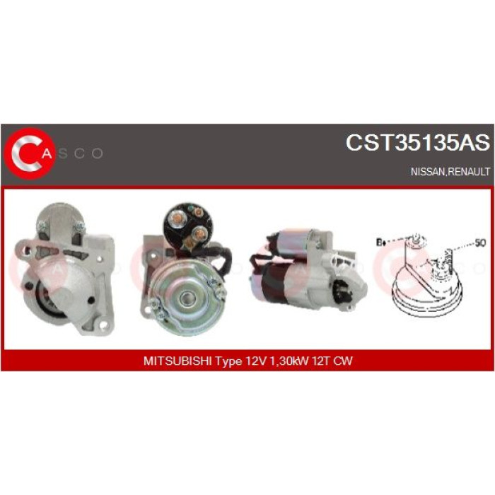 CASCO Anlasser CST35135AS