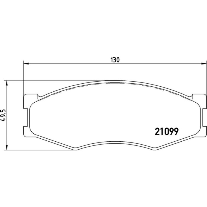 BREMBO Bremsbelagsatz, Scheibenbremse P 56 014 BREMBO Bremsbelagsatz, Scheibenbremse P 56 014