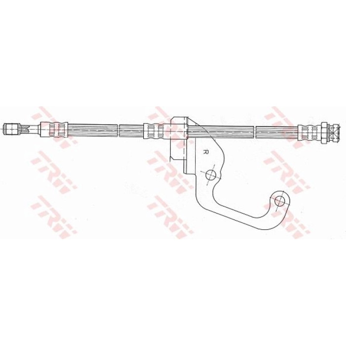 TRW Bremsschlauch Vorderachse rechts PHD629