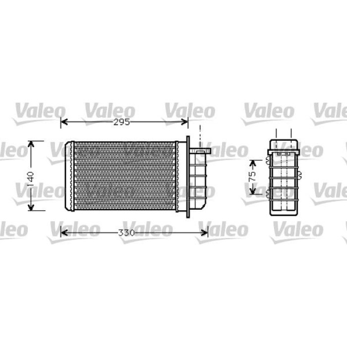 Valeo Wärmetauscher 812281 Valeo Wärmetauscher 812281