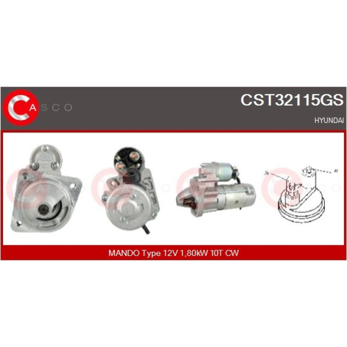 CASCO Anlasser CST32115GS CASCO Anlasser CST32115GS