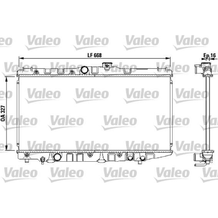 Valeo Motorkühler 730471 Valeo Motorkühler 730471