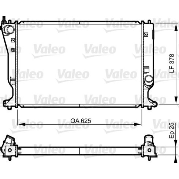 Valeo Motorkühler 735574 Valeo Motorkühler 735574
